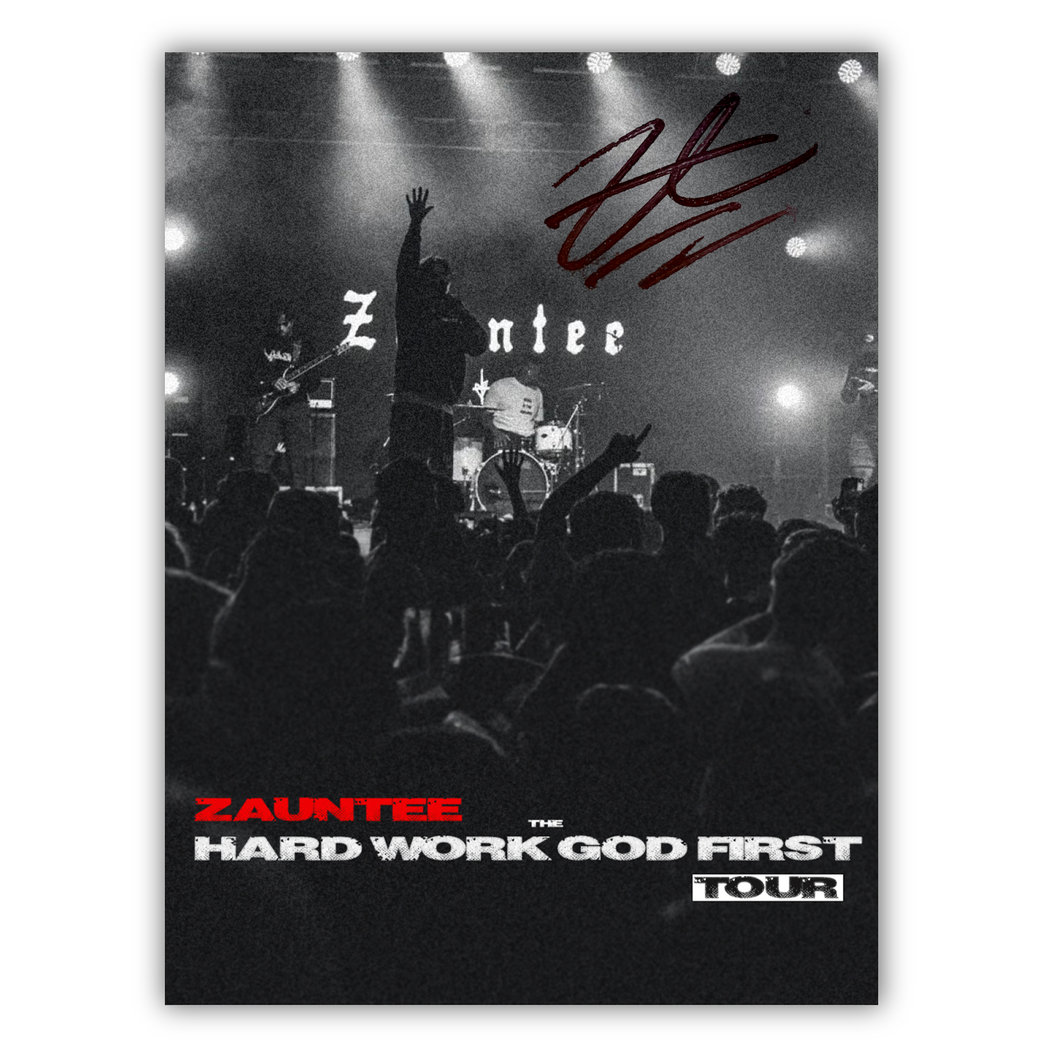 The Hard Work God First Tour Poster