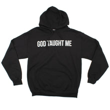 Load image into Gallery viewer, ‘God Taught Me’ Classic Hoodie (Black)
